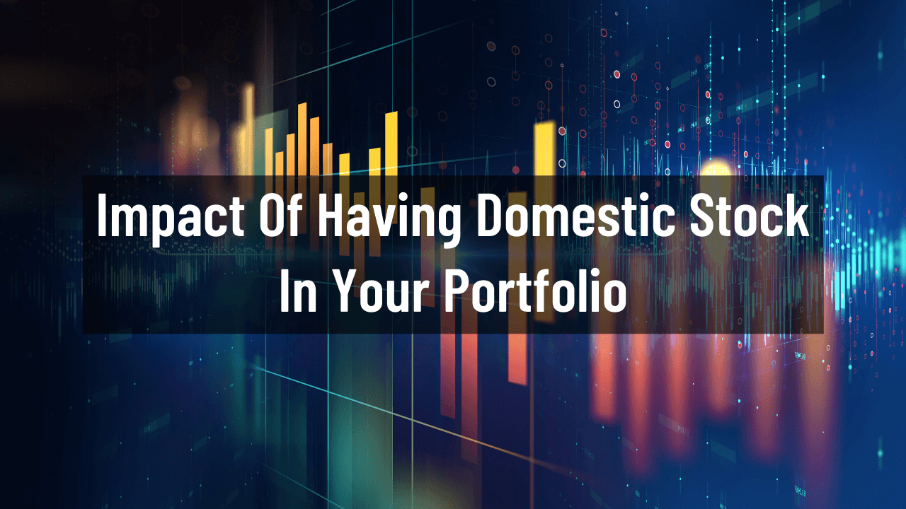 Impact of having Domestic stock in your Portfolio