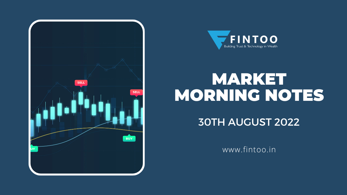 Market Morning Notes For 30th August 2022 Fintoo Blog